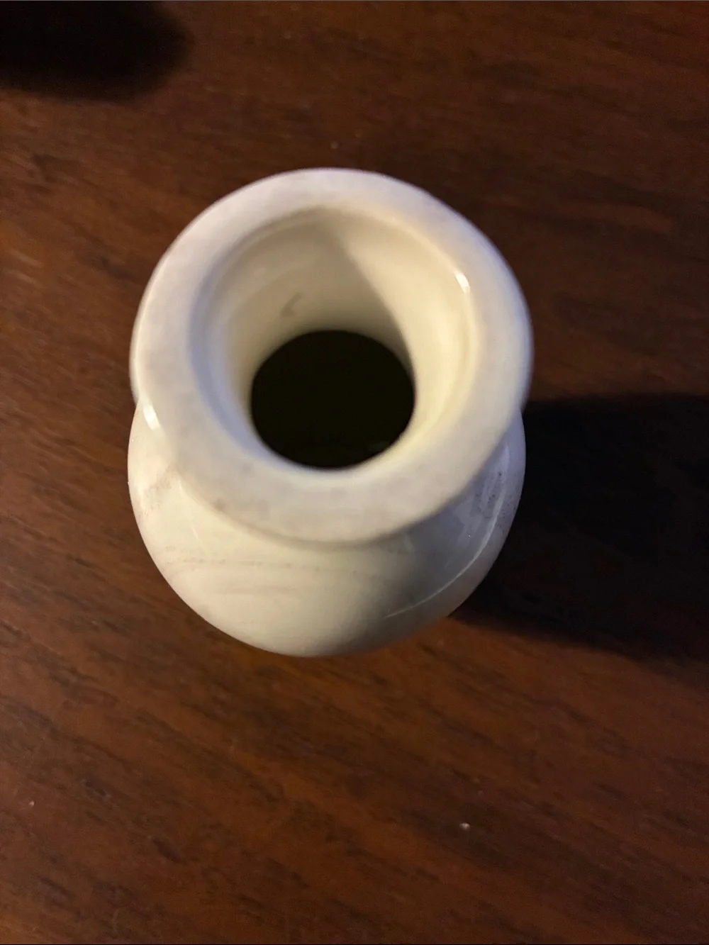 Mt. St. Helens Vase Cream W/ Ash Remnants Ceramic Vase Cougar,Washington Gift